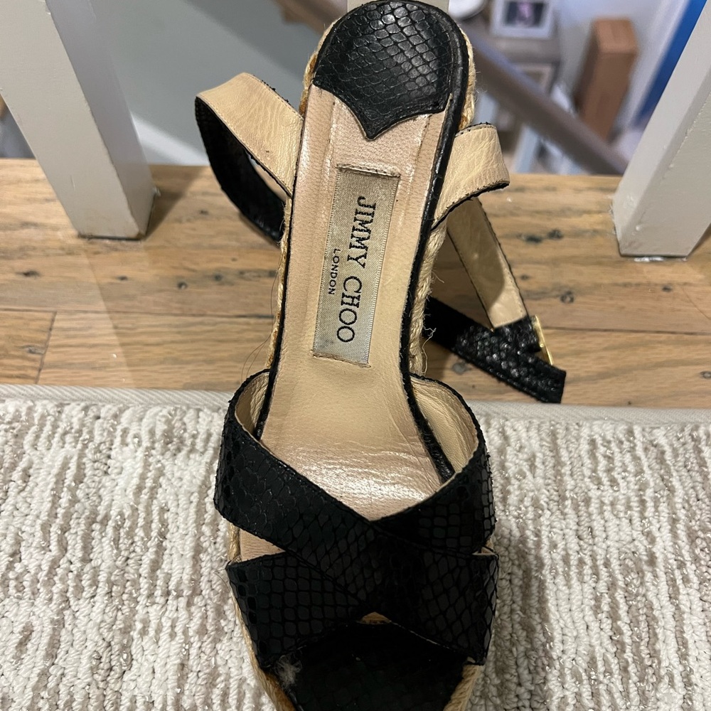 Jimmy Choo Black Women's Sandals